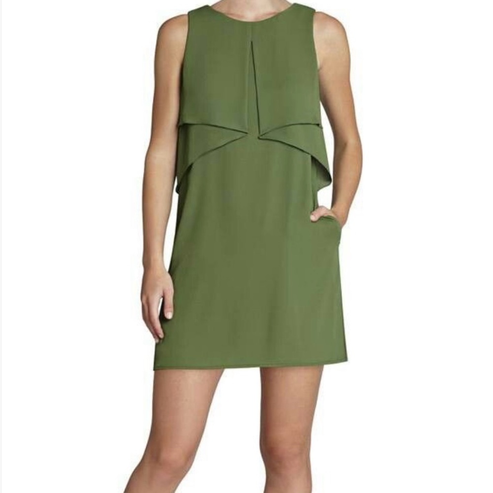 BCBG Maxazria Amelie Sleeveless Draped Dress XS